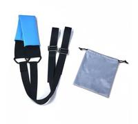 PETSOLA Fascia di Stretching Cinturino Allenamento Cinghia Elastica Nastro Allungamento con Imbottitura Morbida E Larghezza Confortevole per Protezione di, Blu