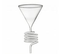 PETSOLA Filtro da Caffè in Vetro Trasparente Gocciolatore da Caffè in Vetro Pratico Dripper per Addetti Preparazione Del Domestici, Moderno Minimalista Con Design A Imbuto Liscio