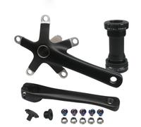 PETSOLA Guarnitura con Movimento Centrale Rigida Guarnitura Integrata Resistente Pedivella Integrata per Ciclismo, 152 Mm