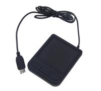 PETSOLA Industrial Touchpad Mouse Mouse Industriale Touchpad da Pannello Sensore Basso Profilo con Orecchie di Montaggio Plastica Cavo Spiralato Usb Tre