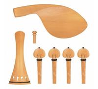 PETSOLA Kit Accessori 4/4 Cordiera Elegante Pulsante Puntale per Liutai