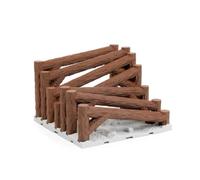 PETSOLA Kit di Ostacoli Componibile Giocattolo Radiocomandato per Casa, Wooden Racetrack B