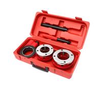 PETSOLA Kit Filiere Tubi Custodia Rigida Utensili Compatto, 63 Tipo 2 Teste