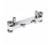 PETSOLA Lima Sella Ponte Stabile Set Lima Capotasto Corpo Metallico Attrezzi Musicali per Tecnici Chitarra, Manutenzione Strumenti, Argento