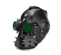 PETSOLA Maschera Steampunk Gotica Maschera da Cosplay Resistente Copricapo per Feste a Tema, FPBM089BK
