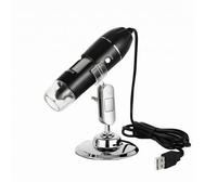 PETSOLA Microscopio Digitale USB Messa a Fuoco Microscopio con Supporto Lente Trasparente Apparecchio Ottico