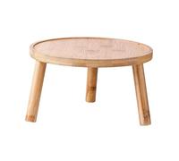 PETSOLA Mini Sgabello in Legno, Supporto per Piante, Sgabello per Piante, Piccolo Portavaso, Sgabello per Vasi Da Fiori per Scrivania, Interni, Esterni, , Colore del legno