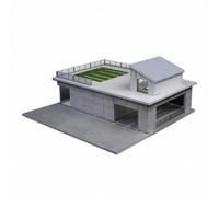 PETSOLA Modellino con Balcone Miniatura Edificio | Da Collezione, Moderno, Modello Archinico, per Esposizione, Scenografie Fotografiche, Collezionisti