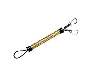 PETSOLA Molo, Ringhiera di Ormeggio per Barche con Corda Elastica, Accessori per La Navigazione, Clip in Acciaio Inox, Struttura Resistente in Fibra D, Oro