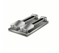 PETSOLA Morsa Universale a Tre-4 Assi-Cinque Assi Versatile Morsa con Ganasce Sostituibili Regolabile per Rettifica, 2 File, 8 Posizioni, Base 16mm