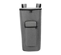 PETSOLA Organizer per Sacca Porta-batteria, Antipolvere E Resistente, con Accessori in Tessuto Oxford, Spallacci Regolabili E Borsa Portaoggetti, Grigio, 12 Inch