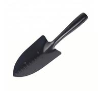 PETSOLA Paletta da Giardino Resistente Paletta da Trapianto Durevole Trapiantatore per Giardinieri, Orto, Pala Da Giardinaggio A Punta Larga In Acciaio Al Manganese Completamente Nera