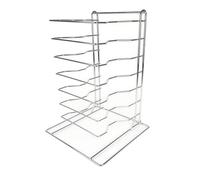 PETSOLA per Teglie da Pizza con Base ta con Struttura Aperta oggetti da in Metallo per Pizzaioli, Stazioni di Pasticceria Domestica, 7 Strati