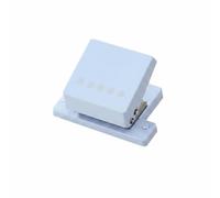 PETSOLA Perforatrice a 5 Fori Multiforo Punzonatrice Manuale Regolabile Portatile Perforatrice A4 B5 Formato Piccolo per Studenti, Amanti Del Fai da Te, Azzurro