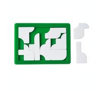 PETSOLA Puzzle a Blocchi Difficile Alta Difficoltà Rompicapo a Tessere Design Minimalista Gioco di Logica per Adulti, Ghiaccio 9