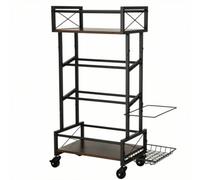 PETSOLA Scaffale Porta con Ruote Mobile
