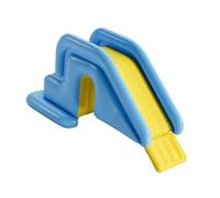 PETSOLA Scivolo Gonfiabile per Bambini Scivolo d'Acqua Estivo con Base Stabile per Piscina Adatto per Interni Ed Esterni Giardino E Feste, Azzurro