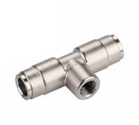 PETSOLA Spray Nozzle Ugello Nebulizzatore Alta Pressione Ugello Misting Professionale Ugello Ottone Ugello Acciaio Inox Antiodosa per con Filetto 1/8" Adatto, T Raccordo Rapido 1/8