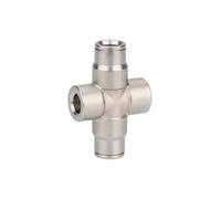 PETSOLA Spray Nozzle Ugello Nebulizzatore Alta Pressione Ugello Misting Professionale Ugello Ottone Ugello Acciaio Inox Antiodosa per con Filetto 1/8" Adatto, 1/8 4-Vie Doppio Spray