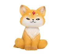 PETSOLA Statua da Giardino a Forma di, Decorazione per Prato, Design Creativo e Realistico, Scultura Seduta in Resina, Statuetta di Animale per Esterno, a