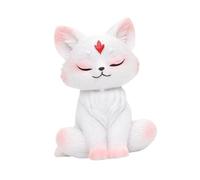 PETSOLA Statua da Giardino a Forma di, Decorazione per Prato, Design Creativo e Realistico, Scultura Seduta in Resina, Statuetta di Animale per Esterno, D