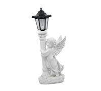 PETSOLA Statua Solare da Giardino con Colonna Romana E Lanterna Decorare Giardini, Terrazze E Altro Ancora, Giusto