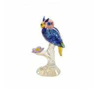 PETSOLA Statuetta a Forma di Gufo Luminoso Statuetta di Rapaci Notturni Creativa Soprammobile per Mensola, Ingresso,