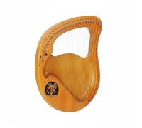 PETSOLA Strumento a Corda Lira Facilmente Accordabile Lira 24-String Corde Suono Caldo e Melodioso Arpa in Legno per Principianti, Viaggio, Meditazione, 24-String, Tavola Butterfly Legno