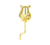 PETSOLA Supporto per Spartiti da Marcia Compatto Pinza Portatile Accessorio per Bande Musicali, Oro