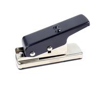 PETSOLA Tagliaplettri Manuale Creatore di Plettri in Acciaio Al Carbonio Punzonatrice per Chitarristi, Musicisti, Casa, Laboratorio, Nero E Argento