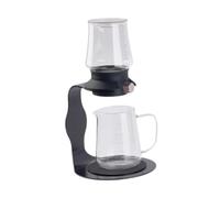 PETSOLA Teiera portatile con delle gocce, infusore robusto e resistente al calore, ideale come infusore per il tè, per ufficio o come, Nero Da 600 Ml