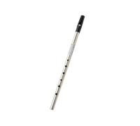 PETSOLA Tin Whistle Leggero Didattico, Tin Whistle Irlandese, Facile da Trasportare, a Sei, per Scuola, Studenti, Argento, Chiave Do