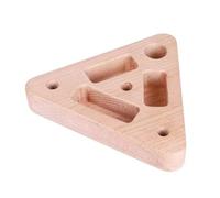 PETSOLA Training Fingerboard Tavola da Allenamento Arrampicata Fingerboard Tavoletta Presa Trave Sospensione in Acero Liscio per Potenziamento Dita E