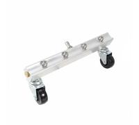 PETSOLA Ugello con Ruote Girevoli Pulizia Profonda Testa Lavaggio a Pressione Facile da Guidare Accessorio Idropulitrice Patio, Ugello Lavaggio Sottoscocca 33CM A Quattro Teste