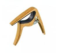 PETSOLA Ukulele Tuner Accordatore per Strumenti a Corda Design Compatto per Cambio Rapido Protezione Tastiera in Silicone Adatto per Studenti Lezioni di Musica Concerti, Legno Chiaro
