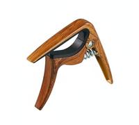 PETSOLA Ukulele Tuner Accordatore per Strumenti a Corda Design Compatto per Cambio Rapido Protezione Tastiera in Silicone Adatto per Studenti Lezioni di Musica Concerti, Legno Scuro