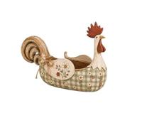 PETSOLA utensili a Forma di Pollo Aperta Parte periore oggetti con Scomparto Centrale Aperto Basso Profilo per Bar Del Caffè