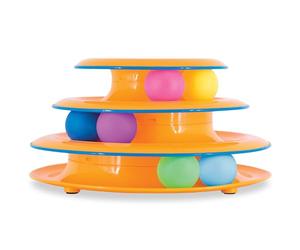 Petstages Tower of Tracks - gioco interattivo per gatti con pista a 3 livelli