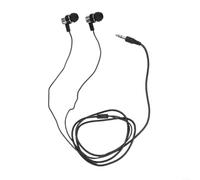 PETSTIBLE Cuffie intrauricolari cablate da 3,5 mm per corsa sportiva | Jack da 3,5 mm, profondo per potenziamento dei bassi, guarnizione in-ear, isolamento acustico, cavo anti-groviglio da 1,2 m