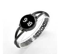 PETSTIBLE Elegante orologio a LED con design unico, comodo cinturino in lega per l'uso quotidiano, Come da immagine, Black