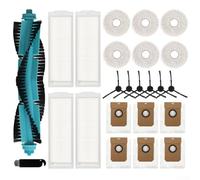 PETSTIBLE Kit di accessori di ricambio per tessuto filtrante per spazzola a rullo laterale per Cecotec per Conga 11090, leggero e facile da usare (B)