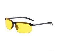 PETSTIBLE Occhiali da sole da giorno e da notte per ciclismo con lenti gialle e scure per un comfort tutto il giorno, Come da immagine, Yellow blue