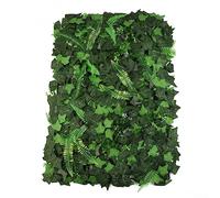 PETSTIBLE Pannelli di parete dell'erba artificiale siepi di verde, edera privacy vivente recinzione della parete, decorazione della parete all'aperto del giardino della casa