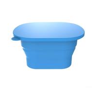 PETSTIBLE Vassoio impilabile per cubetti di ghiaccio con coperchio salvaspazio (blu)