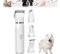 Petstyle Pro - Kit per la toelettatura del cane, 4 in 1, rasoio elettrico senza fili, ricaricabile tramite USB, a basso rumore, per cani di piccola taglia