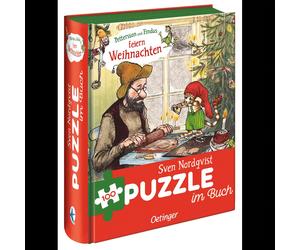 Pettersson e Findus festeggiano il Natale. Puzzle nel libro. 100 pezzi Sven N...
