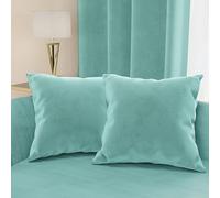 PETTI Artigiani Italiani - 2 Cuscini Divano in Velluto con Imbottitura, Copricuscini Camera da Letto, Cuscini Arredo in Velluto con Cerniera Invisibile, Tiffany 2 Pezzi - 45x45 cm