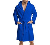 PETTI Artigiani Italiani Accappatoio Microfibra Uomo e Donna con Cappuccio, Tasche e Cintura, Accappatoio Unisex Adulto Leggero ad Asciugatura Rapida per Palestra, Piscina, Mare, Viaggio e Spa
