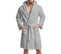 PETTI Artigiani Italiani Accappatoio Microfibra Uomo e Donna con Cappuccio, Tasche e Cintura, Accappatoio Unisex Adulto Leggero ad Asciugatura Rapida per Palestra, Piscina, Mare, Viaggio e Spa