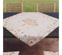 PETTI Artigiani Italiani - Accessori Tessili da Cucina, Centrotavola Moderno 90x90 cm in Microfibra, Tovaglia Centro Tavola Elegante in Stampa Digitale Floreale 06, 100% Made in Italy